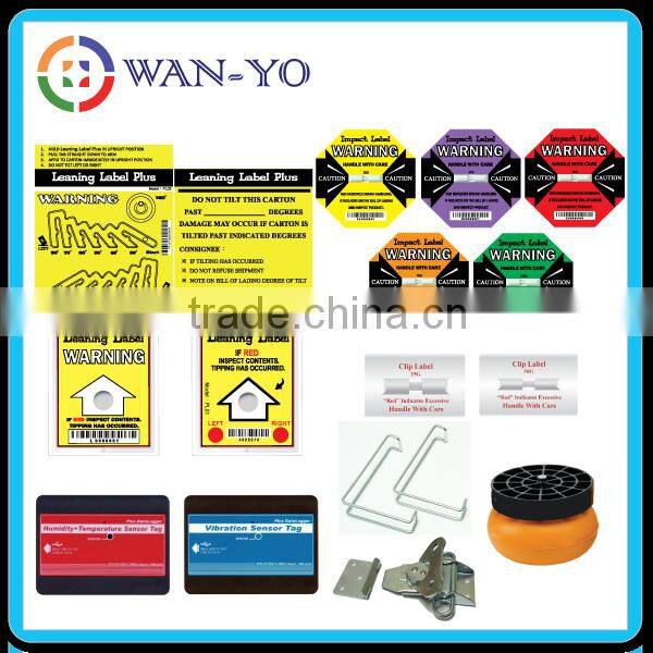 Leaning Label Plus- Tilt Indicator labels for industrial supply