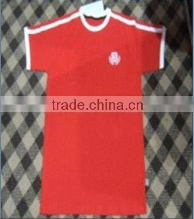 Red Color Men's High Quality Pattern T-Shirt