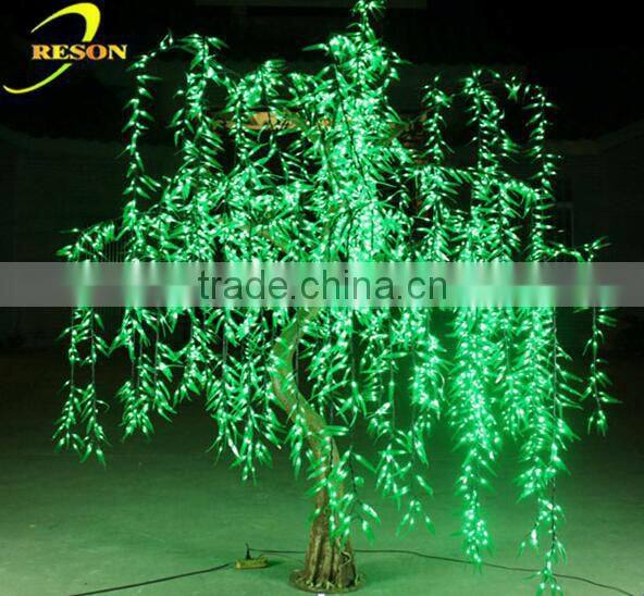 Hot sale new products for 2015 LED lighted willow tree