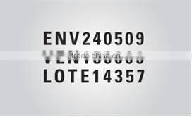 LC1 and SCF900 hot coder ribbon / hot coding foil printingh expiry date number