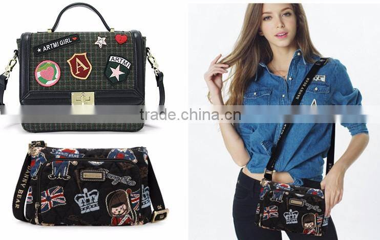 Cartoon design embroidery patch custom embroidery gold fish towel patch chenille patch sewing on towel