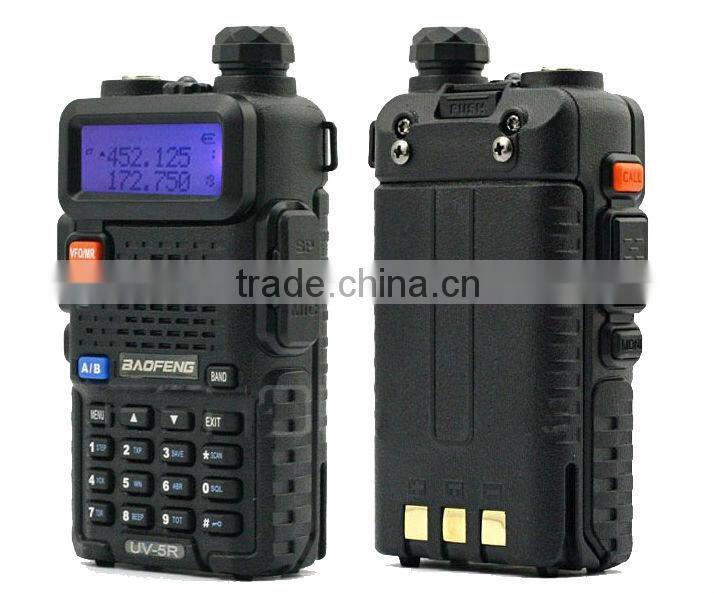 baofeng uv-5r 5w dual band handy uhf radio fm transceiver