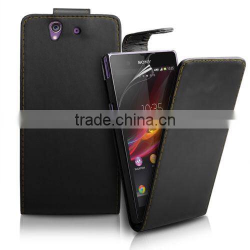 PU Flip Case For Sony Xperia Z,Sony Xperia Z Case,Xperia Z Flip Case