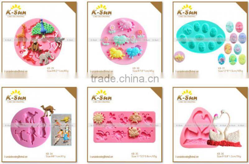 Economic Serrated leaf veiner mold sugar art silicone veiner for cake decoration