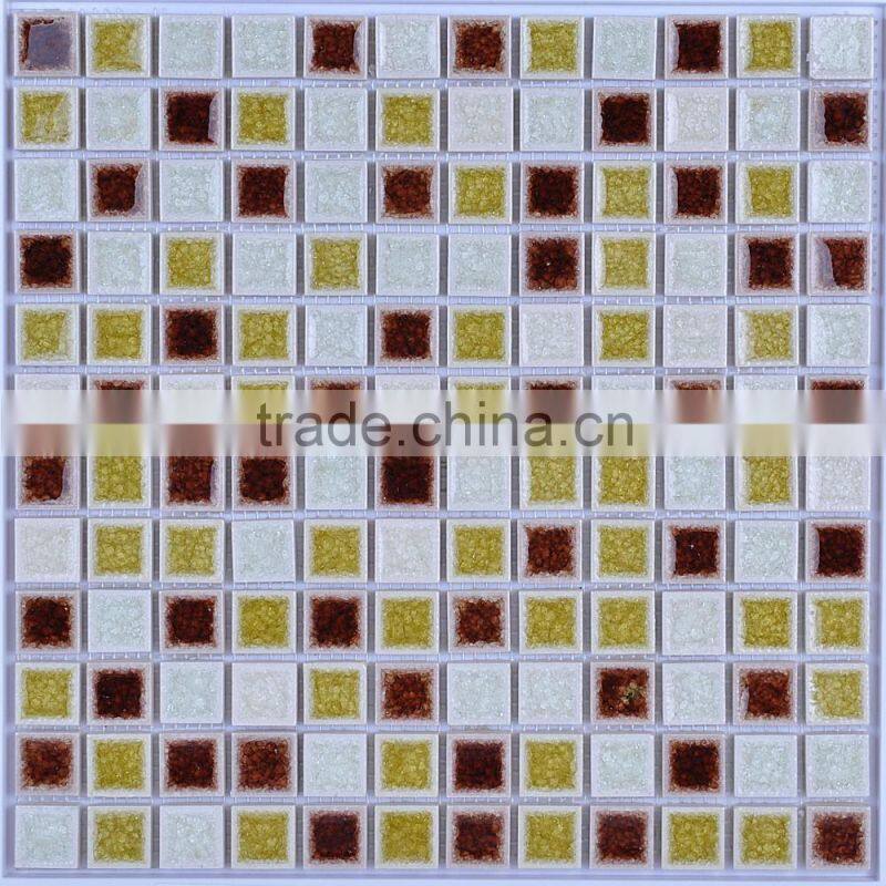 New Design Ice Crack MultiColor Ceramic Mosaic Tile