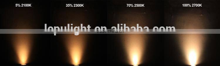 2015 newest design CCT Dimming reflector dimmable gu10 led spotlight 60 degree beam angle with 3years warranty