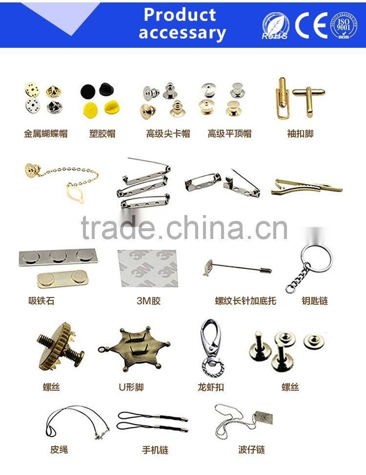 custom metal panda cufflink