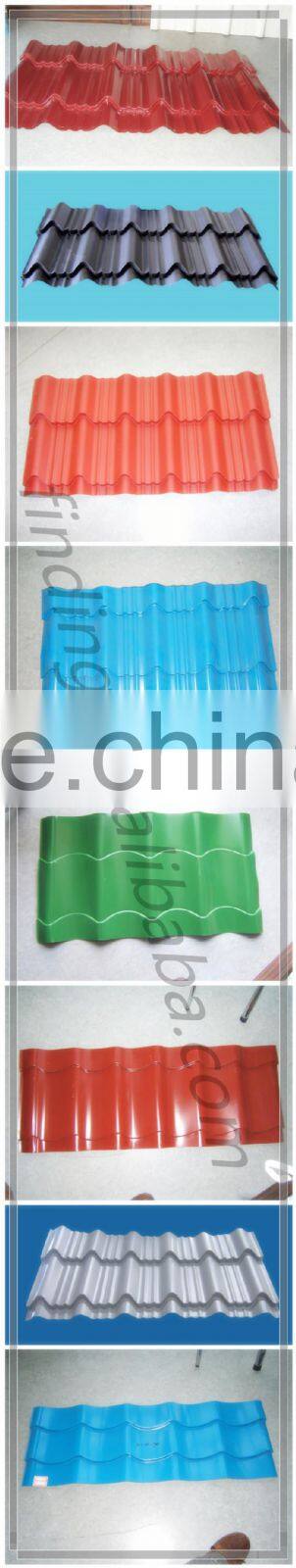 color cement roofing tile making machine for villa