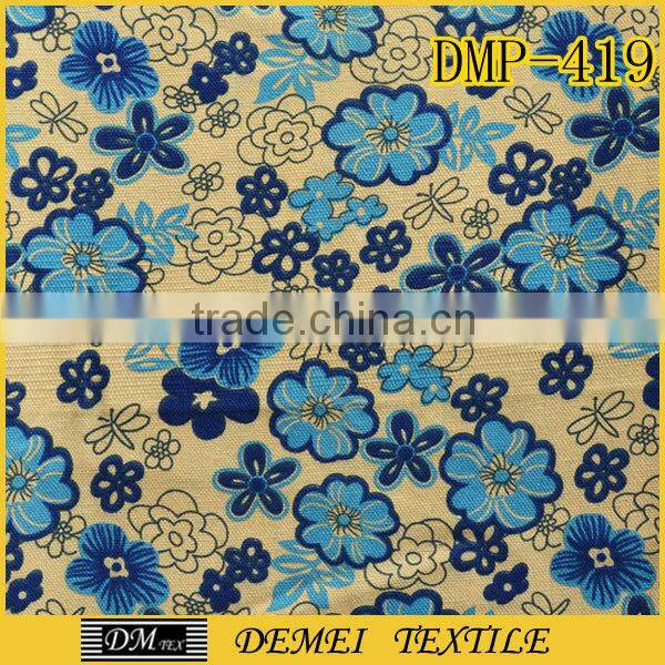 woven pretty fashion small flower print fabric