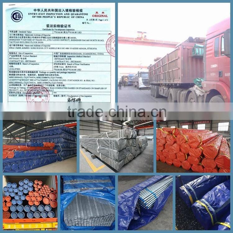 steel structure large span building ASTM A53 Steel pipe/galvanized steel pipe