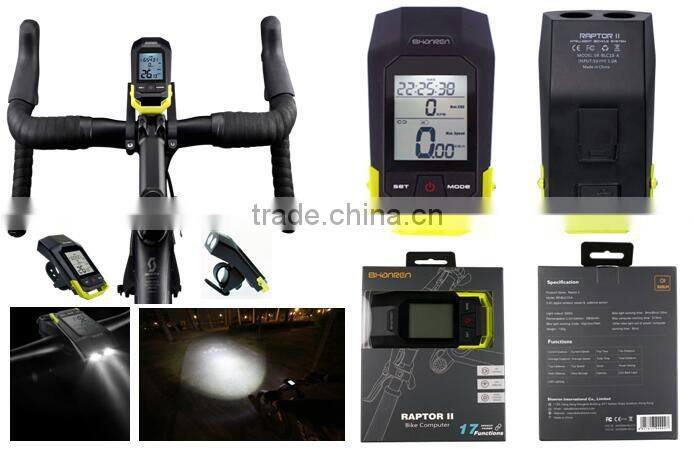 digital wireless smart city road bike computer