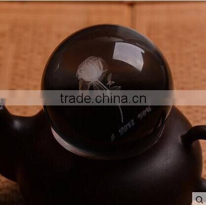 Personalized Crystal Ball With Customized Logo For Home Decoration