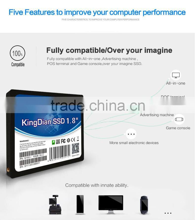 SSD Hard Drive 1.8' SATA2 external hard disk drive 16GB hard disk