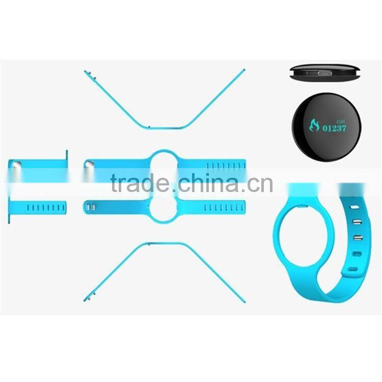Hot new sports bluetooth silicone vibrating wristband smart watch bracelet