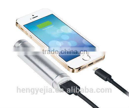 Cheapest style lipstick 2000mah power bank for gifts