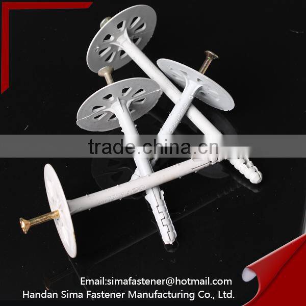 Wall building insulation plastic nail