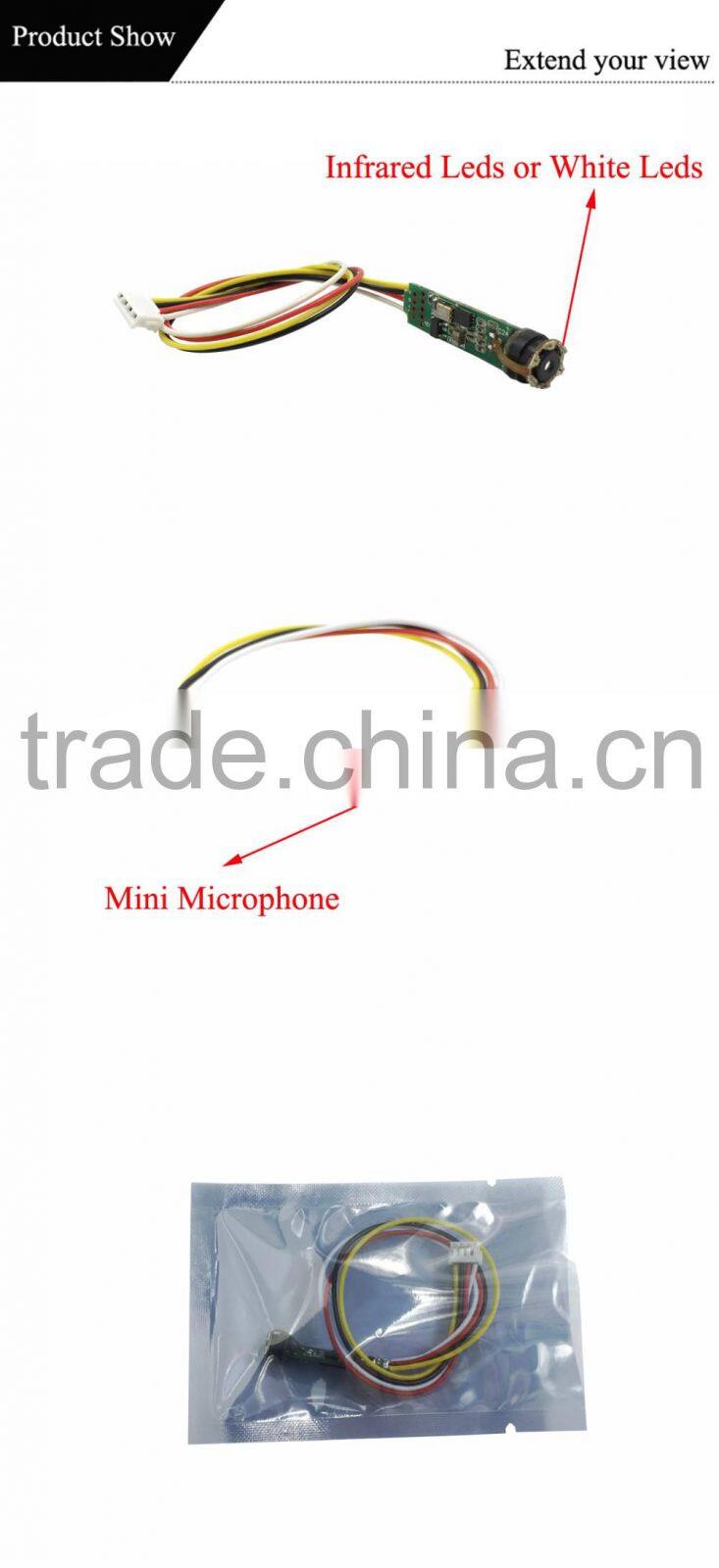 6 pcs infrared leds 7mm video and audio camera module for IP camera