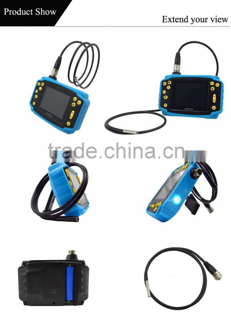 Rechargeable battery IP67 waterproof 5.5mm video and recording borescope for promotion