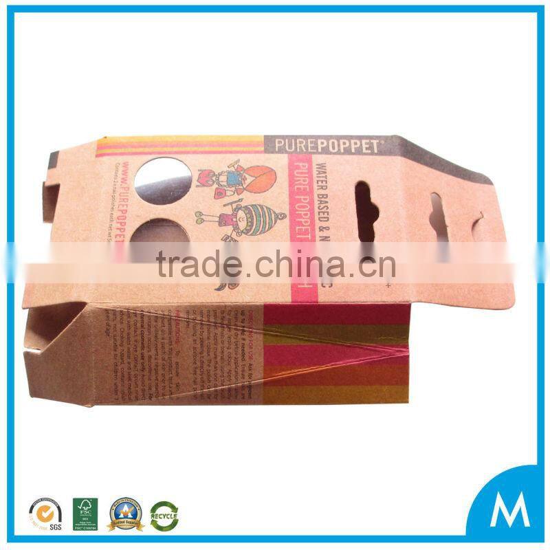 Cute design kraft paper bag with PVC window