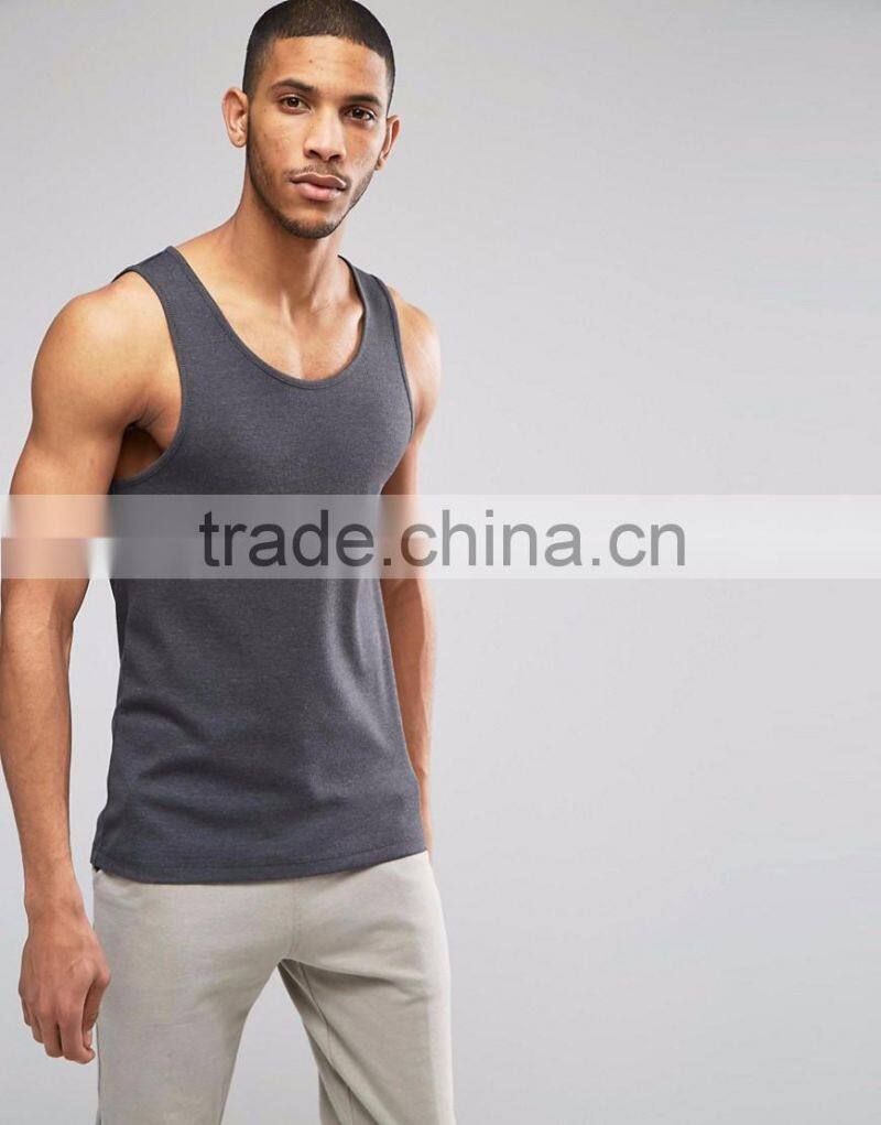 Daijun OEM summer wholesale custom 100% cotton gym man tank top