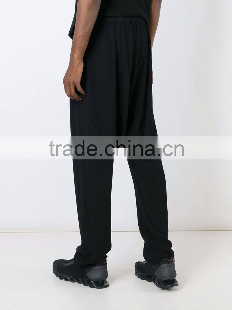 Daijun oem mens trouser fabrics pictures of trousers for men drop crotch pants