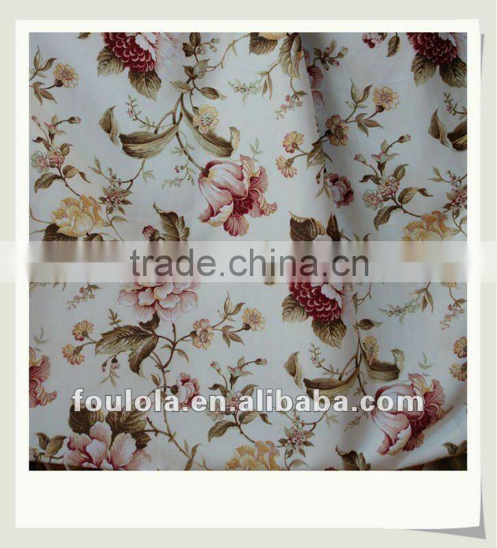 100% Polyester Yarn Curtain Fabric Material, 2.8m Width 215g/m2