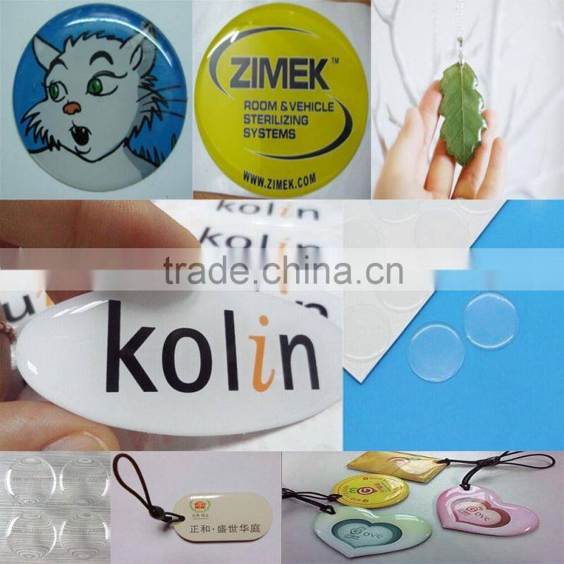 No Yellowing / clear Epoxy Resin for DIY Cartoon Sticky Paper /Tag Sticker