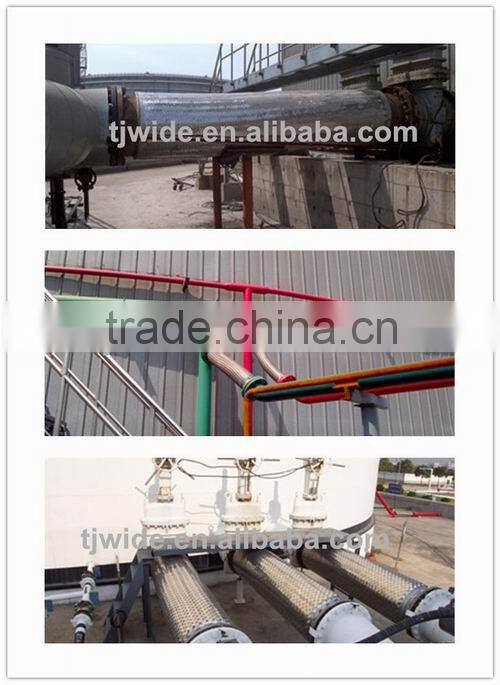 300 Steel braided corrugated hose for oil gas/ petroleum filling