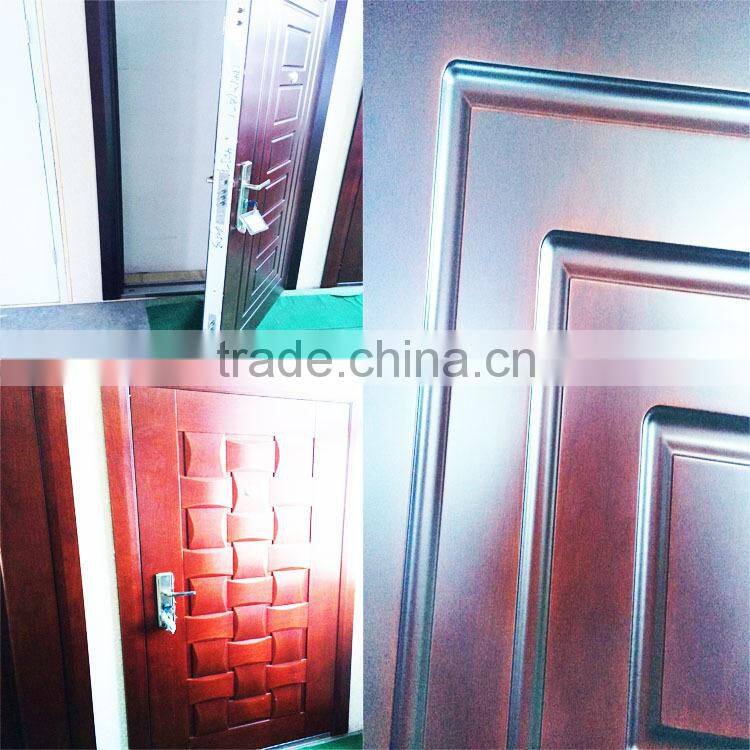 waterproof used arched exterior security armored door front bullet proof carved solid wood door