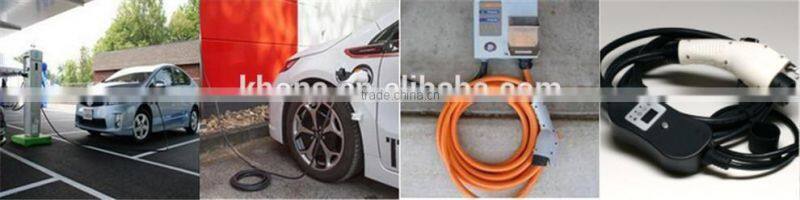 Isolated Ground Grounding ev charge plug single phase 32a type 2 cable iec 62196