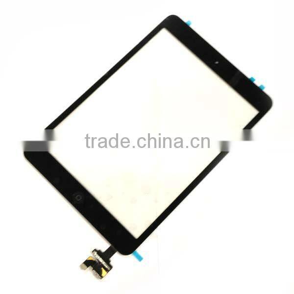 for ipad mini digitizer touch screen with ic connector & home flex assembly