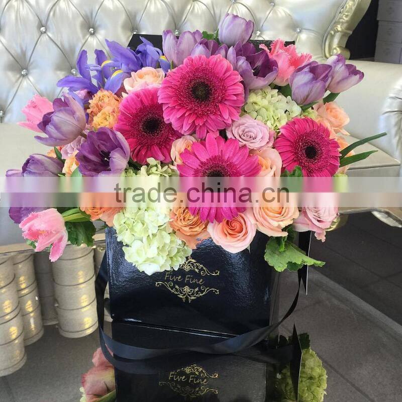 Luxury paper box, flower box, paper box packaging for flowers