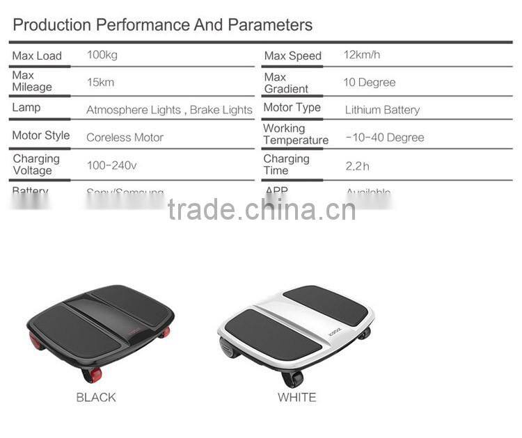 China Supplier Smart Hoverboard Electric Scooter 4 Wheel Mini Walking Car New Products 2016