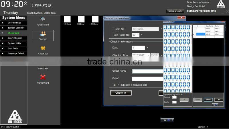 Stainless Steel Waterproof PCB and Low Temperature Working RFID Hotel Lock System for Indoor and Outdoor K-3000H3B
