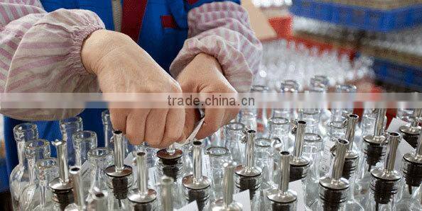 SINOGLASS M size 1000ml with adjustable air pad glass Storage Jar