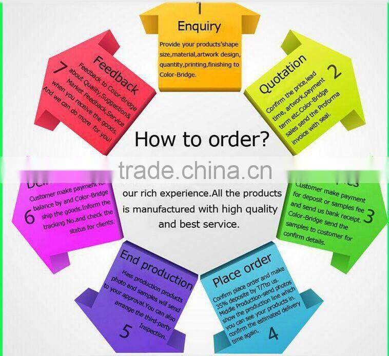 2015 Factory Price Hot Stamping CYMK Clothing Label Printing