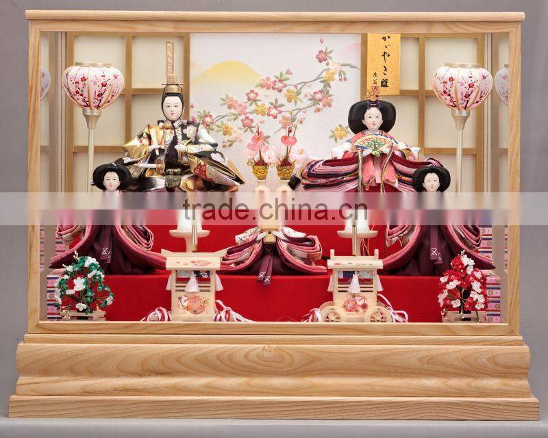 Unique mini doll Hina / Gogatsu Ningyo at reasonable prices , case available