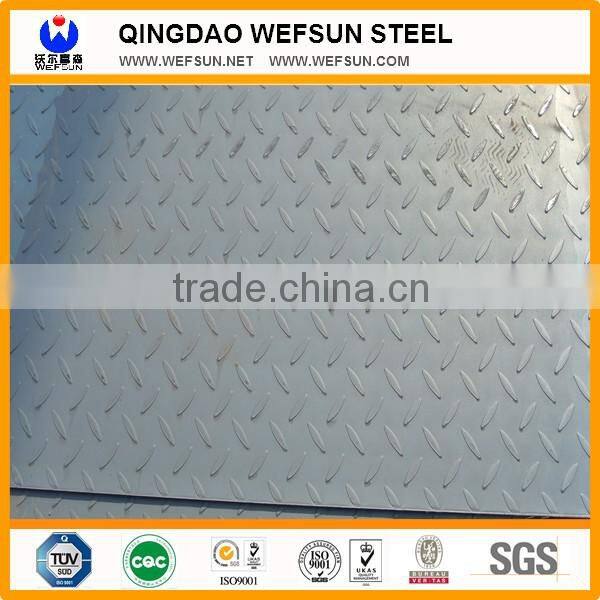 Structual common galvanized chequered steel sheet