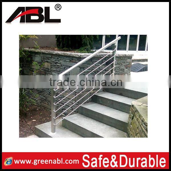 stainless steel tubular handrail iron balustrade