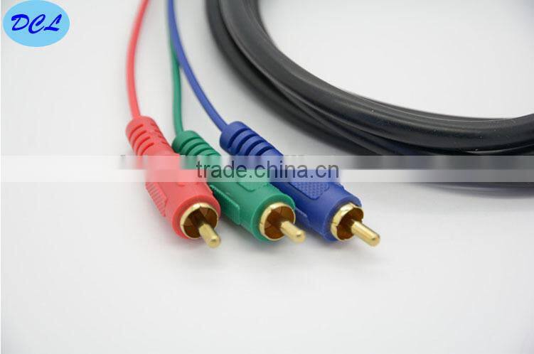 VGA to 3RCA cable with gold plated 10m