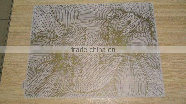 New Arrival Custom Alphabets Silicone placemat full printing pattern baking mat