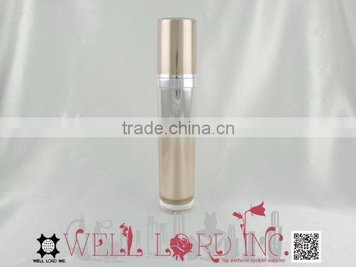 80ml useful golden MS cylinder refillable lotion pump