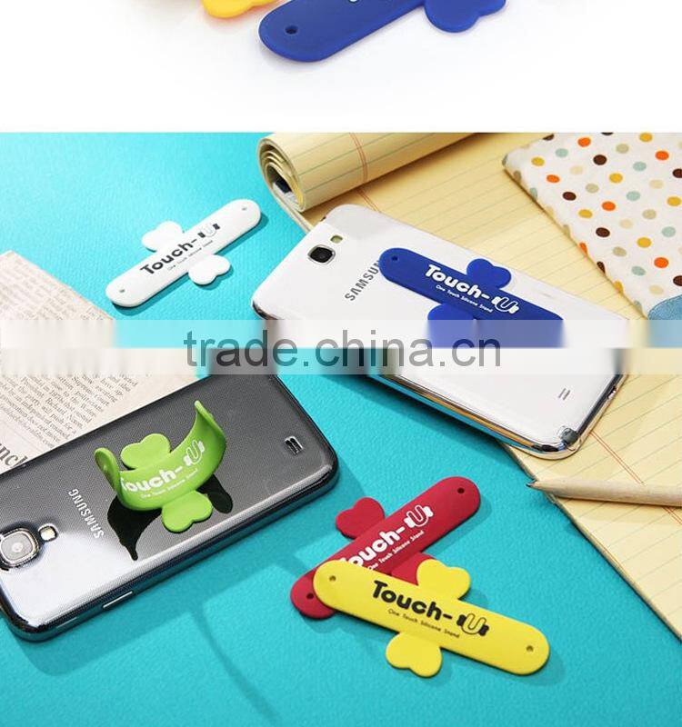 Touch-U One-touch Silicone Cell Phone Holder Stand for Mobile phone