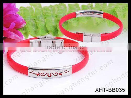 Colorful Custom Silicone Bracelet, Different Color Available