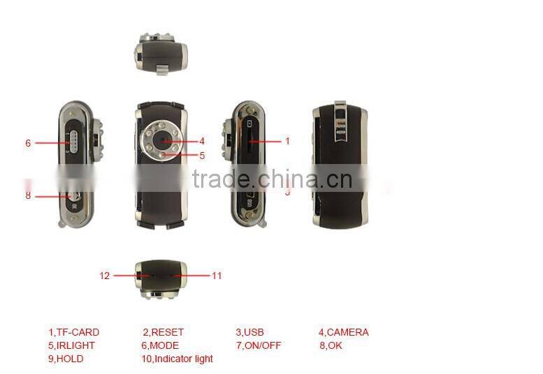 H.264 IR lights full hd 1080p action camera with G-Sensor RLAT-83