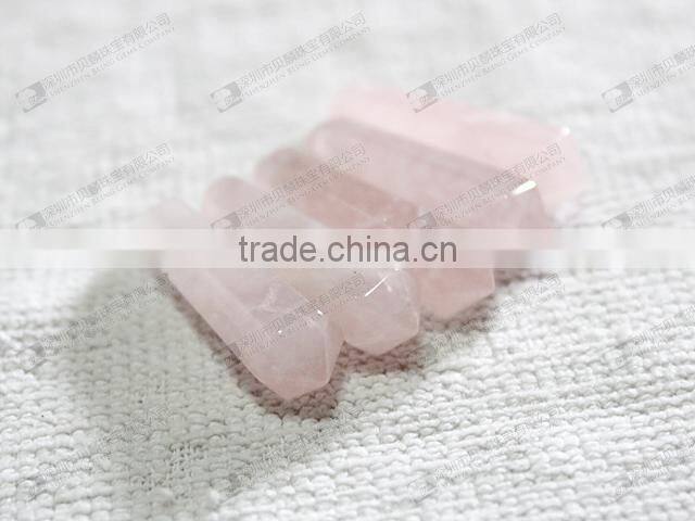30mm Rose quartz points for pendant making