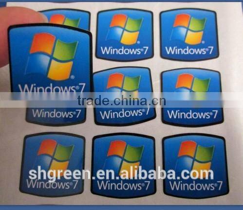 CMYK printing adhesive sticker for clothes
