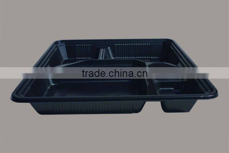 High quality 3 compartment bento lunch box containers