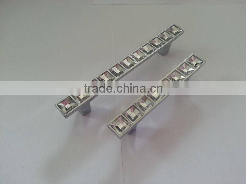 2016-2017 SGS, ROHS ,ISO furniture hardware kitchen cabinet crystal pull handle