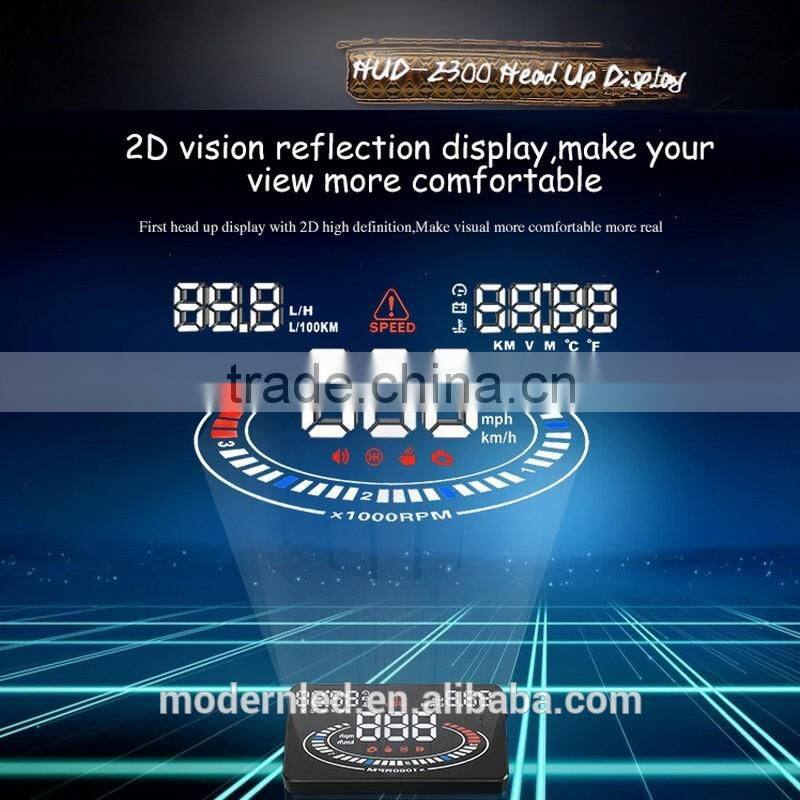 2016 New A8 OBD hud tpms Heads Up Display HUD